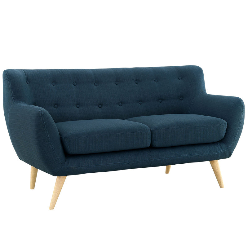 Emilia Upholstered Fabric Loveseat