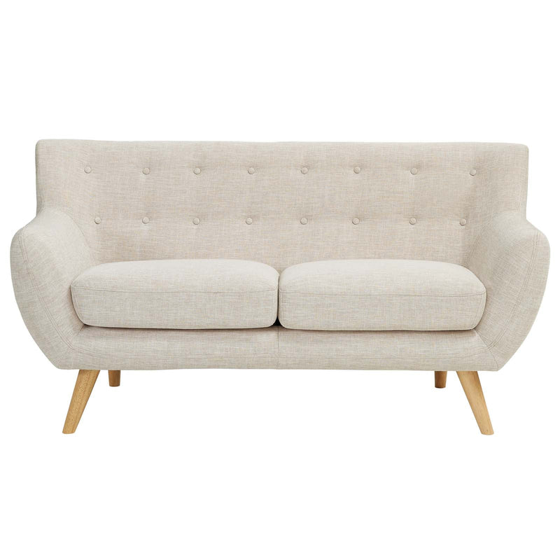 Emilia Upholstered Fabric Loveseat