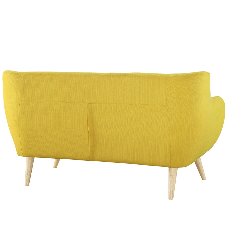 Emilia Upholstered Fabric Loveseat