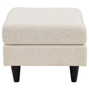 Alaric Upholstered Fabric Ottoman