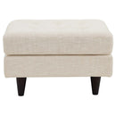 Alaric Upholstered Fabric Ottoman