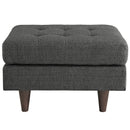 Alaric Upholstered Fabric Ottoman