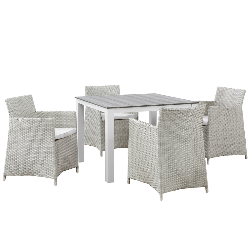 Tru 5 Piece Outdoor Patio Wicker Dining Set