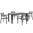 Avalynn 5 Piece Outdoor Patio Dining Set