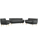 Emilia 3 Piece Living Room Set
