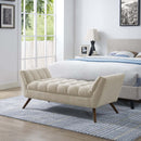 Kamari Medium Upholstered Fabric Bench