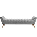Kamari Upholstered Fabric Bench