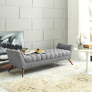 Kamari Upholstered Fabric Bench