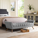 Kamari Upholstered Fabric Bench