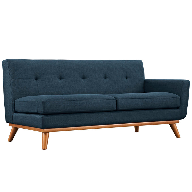 Brianna Right-Arm Upholstered Fabric Loveseat