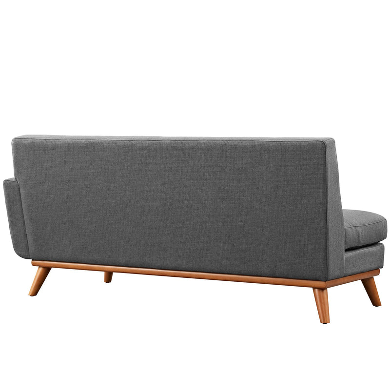 Brianna Right-Arm Upholstered Fabric Loveseat