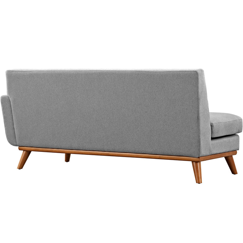 Brianna Right-Arm Upholstered Fabric Loveseat