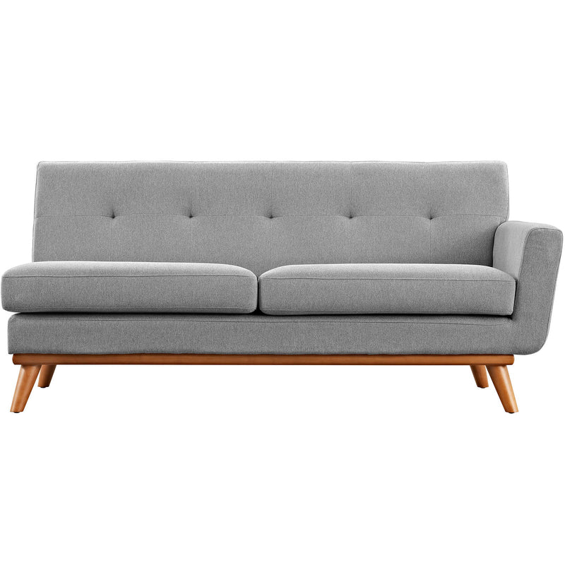 Brianna Right-Arm Upholstered Fabric Loveseat
