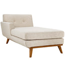 Brianna Left-Facing Upholstered Fabric Chaise