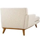 Brianna Left-Facing Upholstered Fabric Chaise