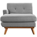 Brianna Left-Facing Upholstered Fabric Chaise