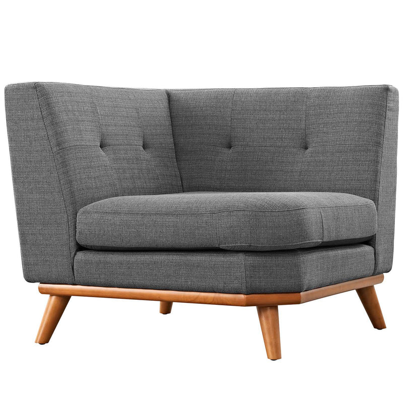 Brianna Upholstered Fabric Corner Chair
