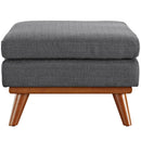 Brianna Upholstered Fabric Ottoman