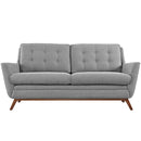 Valentina Upholstered Fabric Loveseat