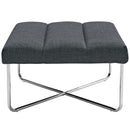 Beckham Upholstered Fabric Ottoman