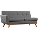 Brianna Right-Facing Upholstered Fabric Sectional Sofa