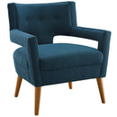 Francesca Upholstered Fabric Armchair
