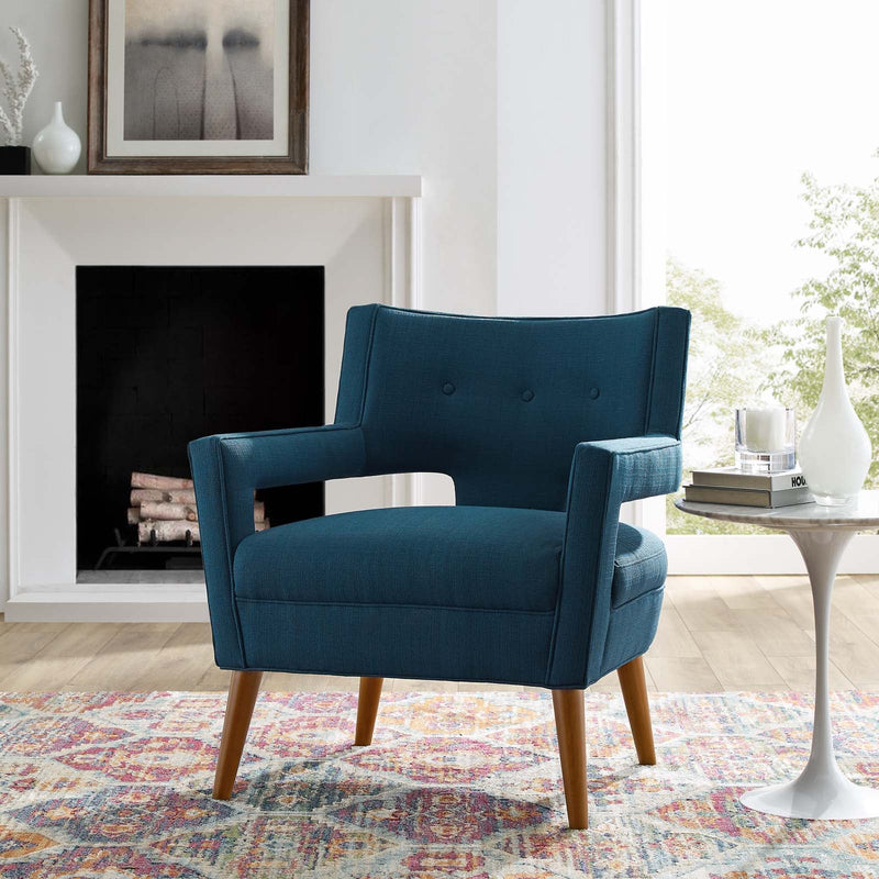 Francesca Upholstered Fabric Armchair