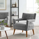 Francesca Upholstered Fabric Armchair