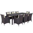 Alani 9 Piece Outdoor Patio Dining Set