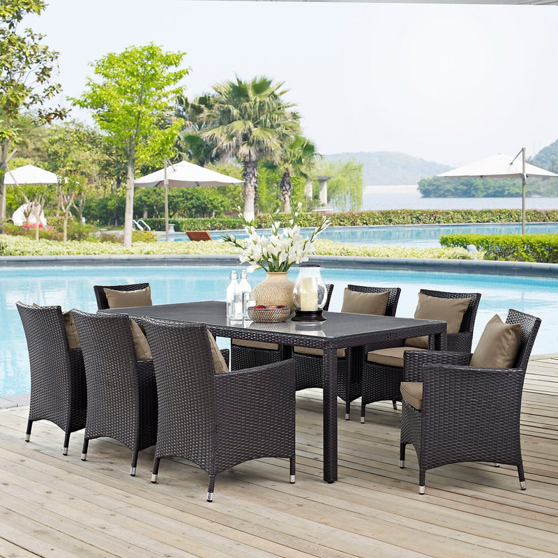 Alani 9 Piece Outdoor Patio Dining Set