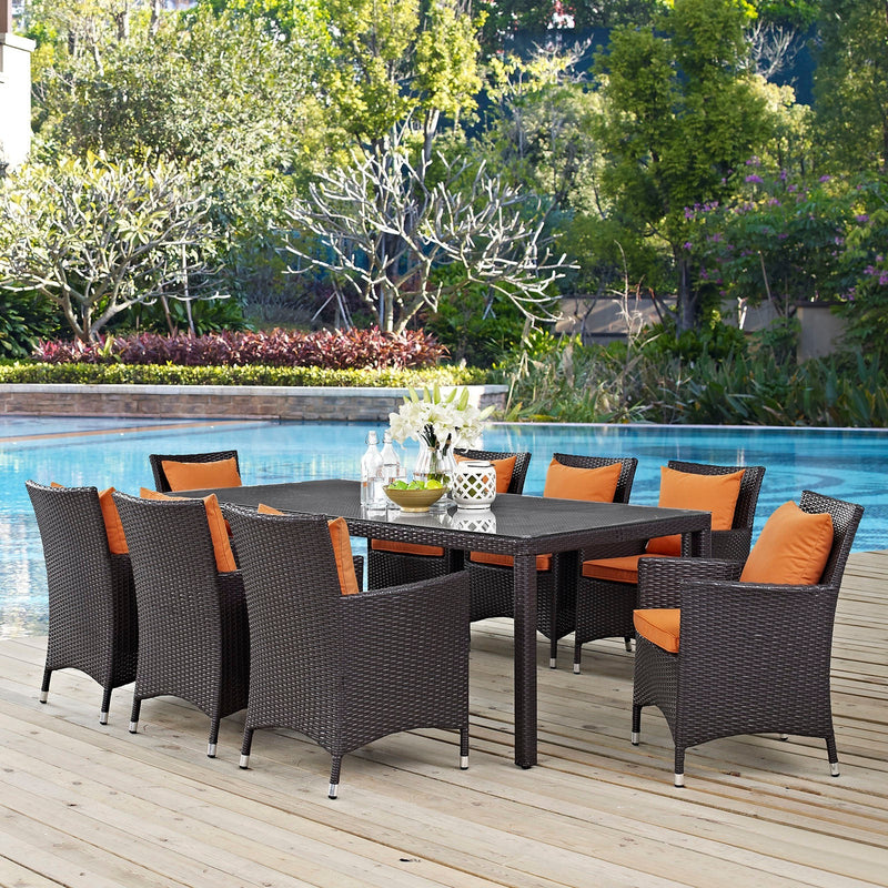 Alani 9 Piece Outdoor Patio Dining Set