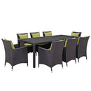 Alani 9 Piece Outdoor Patio Dining Set