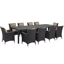 Ariyah 11 Piece Outdoor Patio Dining Set