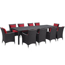 Ariyah 11 Piece Outdoor Patio Dining Set