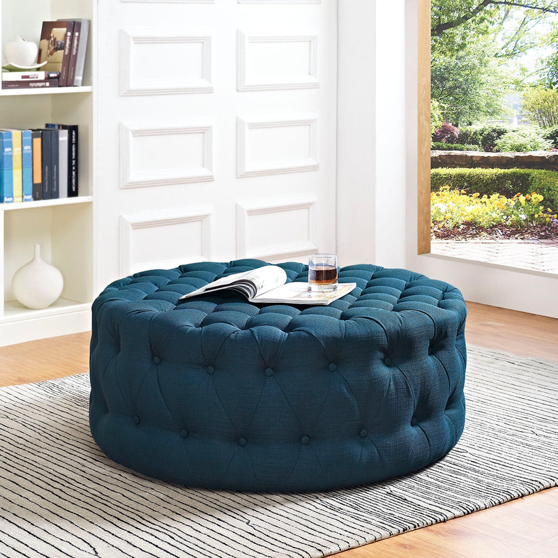Anakin Upholstered Fabric Ottoman