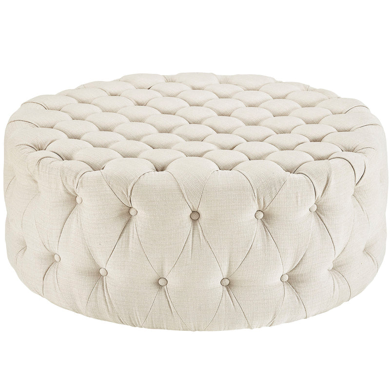 Anakin Upholstered Fabric Ottoman