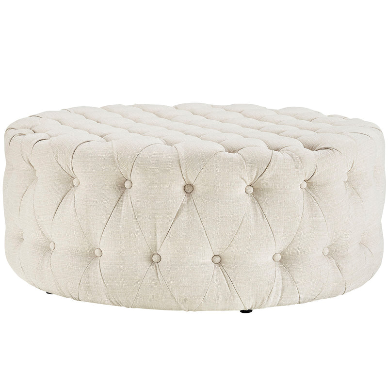 Anakin Upholstered Fabric Ottoman