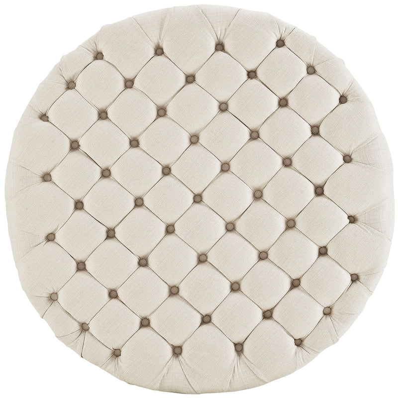 Anakin Upholstered Fabric Ottoman