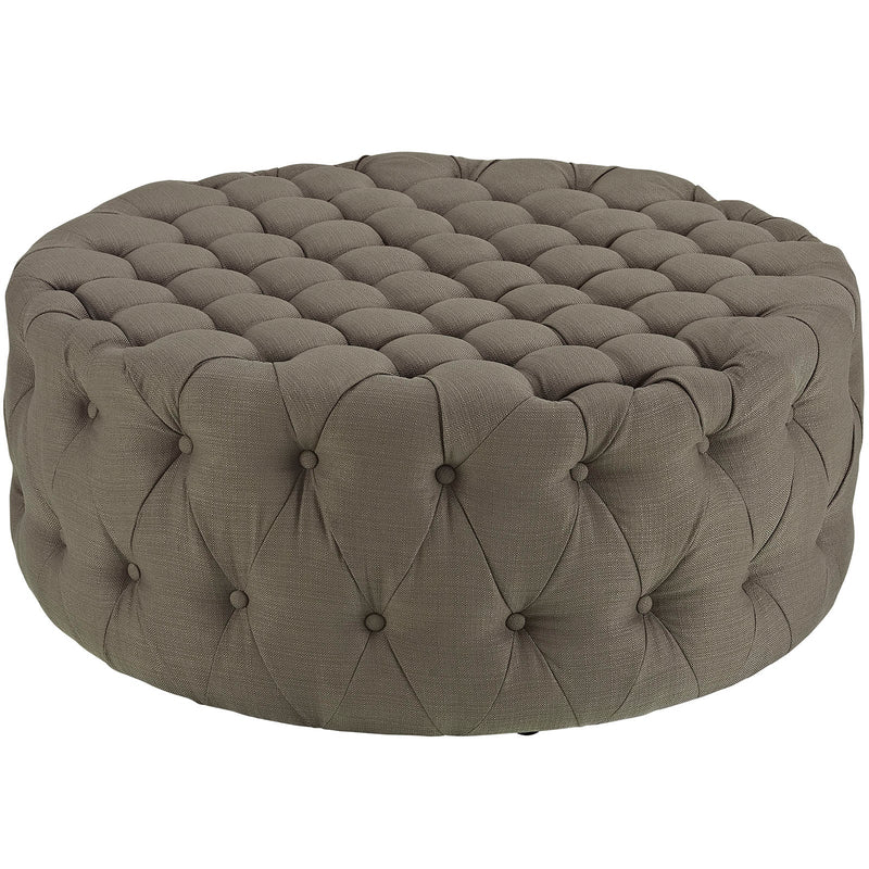 Anakin Upholstered Fabric Ottoman