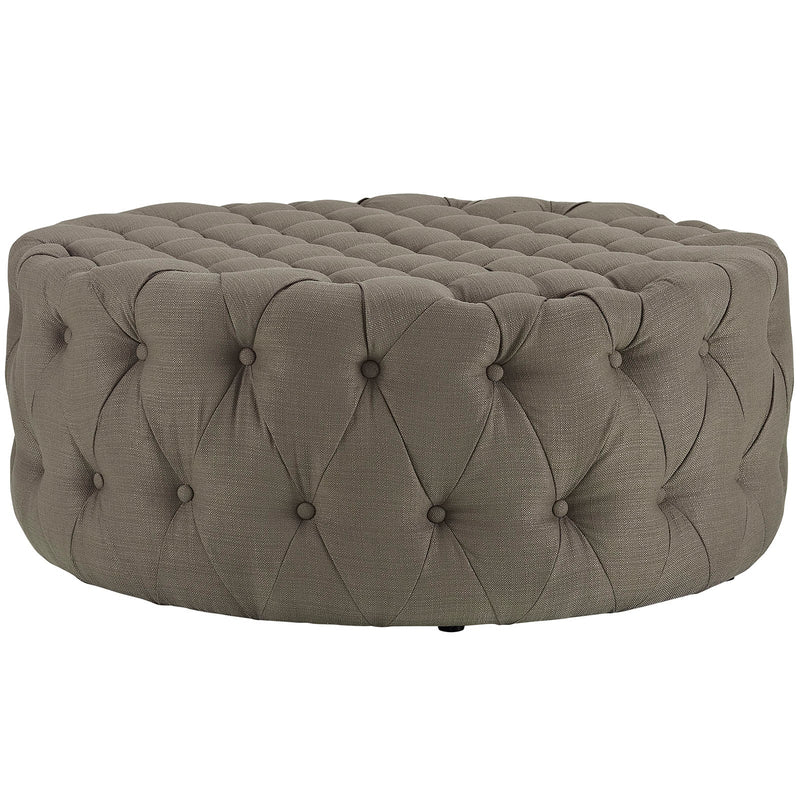 Anakin Upholstered Fabric Ottoman