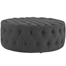 Anakin Upholstered Fabric Ottoman