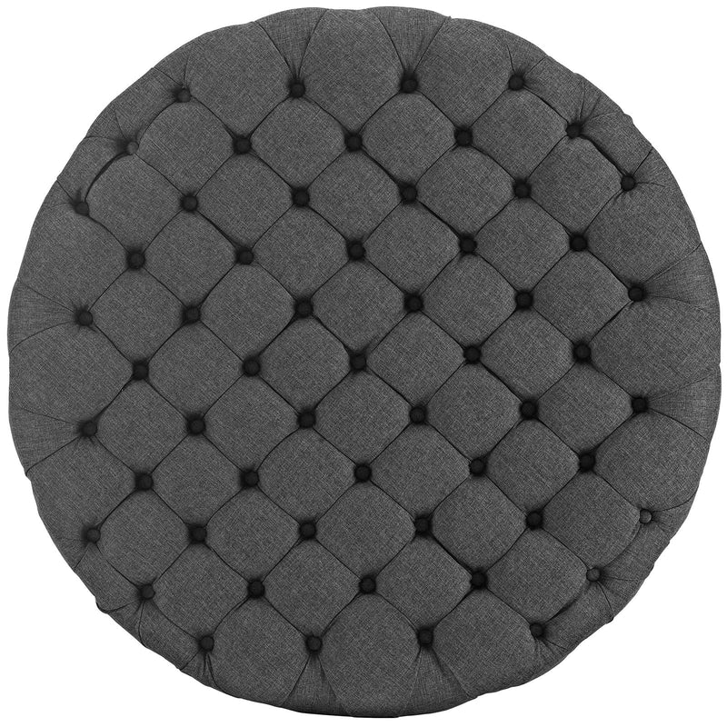 Anakin Upholstered Fabric Ottoman