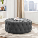 Anakin Upholstered Fabric Ottoman