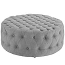 Anakin Upholstered Fabric Ottoman