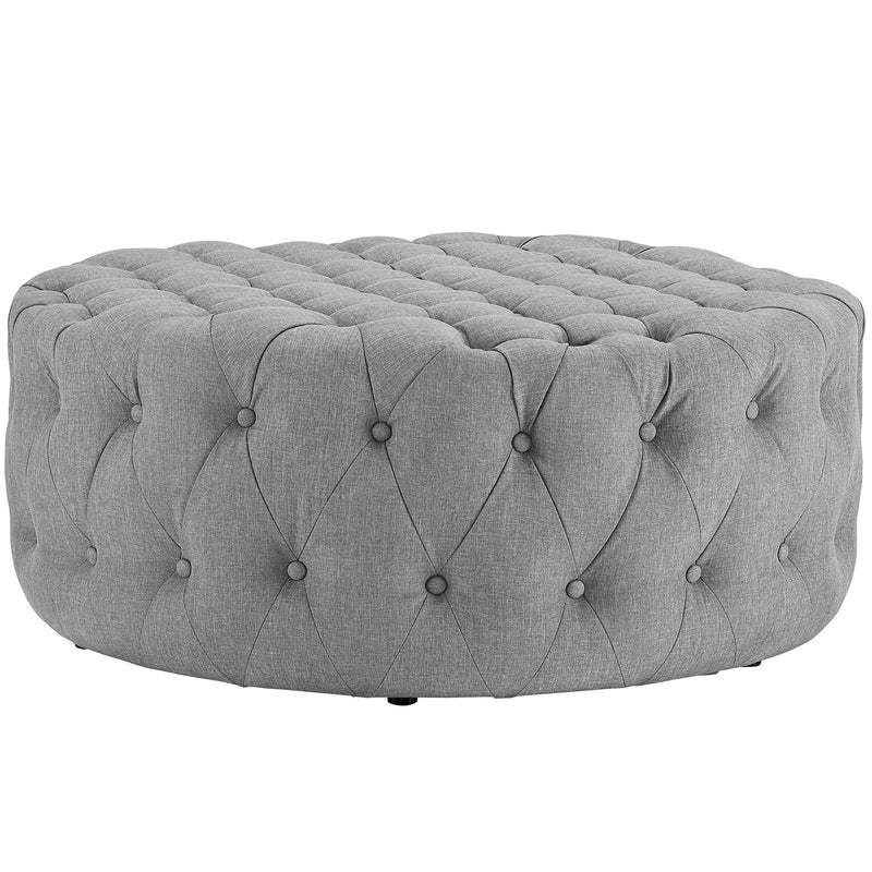 Anakin Upholstered Fabric Ottoman