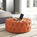 Anakin Upholstered Fabric Ottoman
