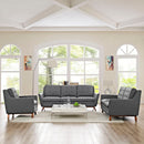 Valentina Living Room Set Upholstered Fabric Set of 3