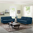 Valentina Living Room Set Upholstered Fabric Set of 2