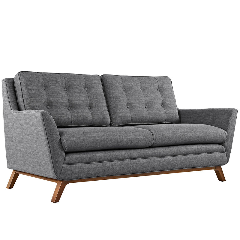 Valentina Living Room Set Upholstered Fabric Set of 2
