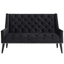 Theo Performance Velvet Loveseat
